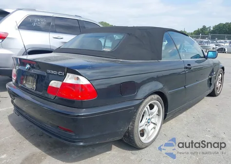 2002 BMW 330Ci из США, поврежденный, VIN WBABS53482EV88666